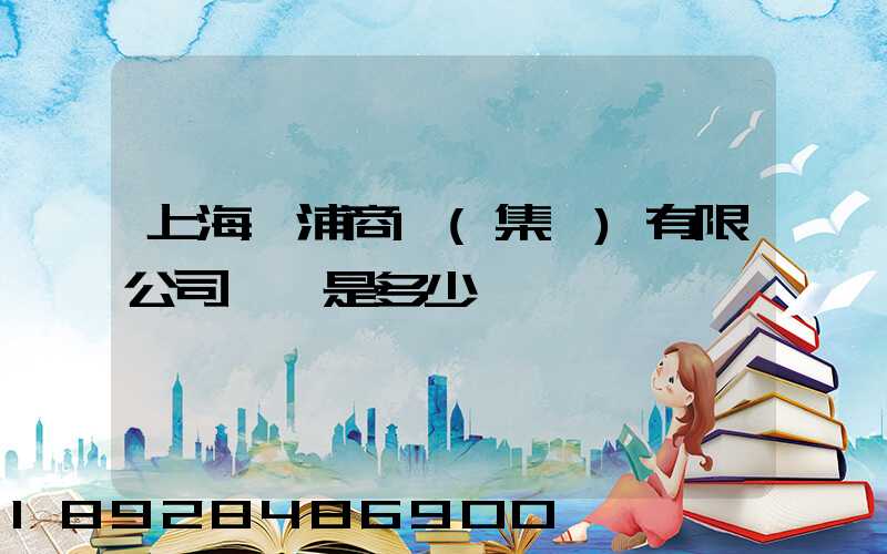 上海楊浦商貿(集團)有限公司電話是多少