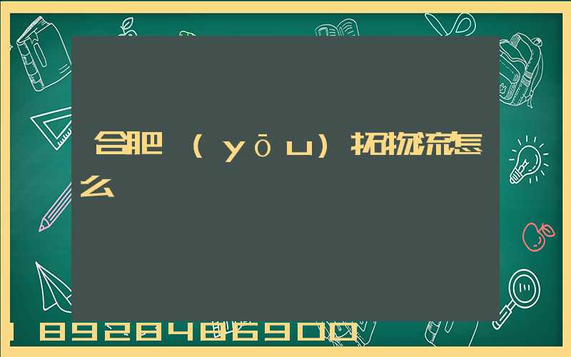 合肥優(yōu)拓物流怎么樣