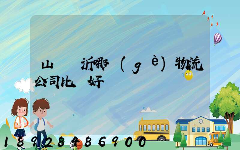 山東臨沂哪個(gè)物流公司比較好