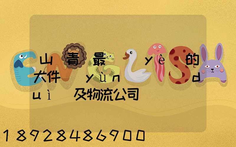 山東青島最專業(yè)的大件運(yùn)輸車隊(duì)及物流公司