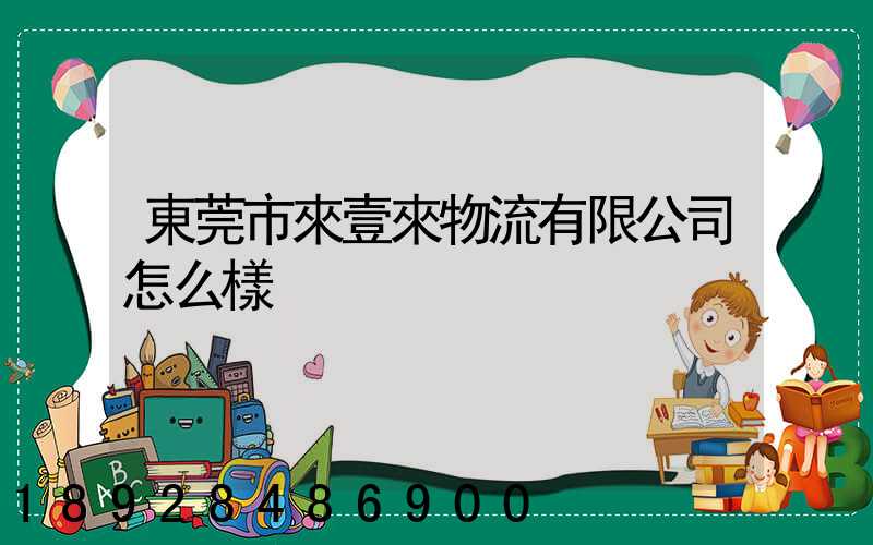 東莞市來壹來物流有限公司怎么樣