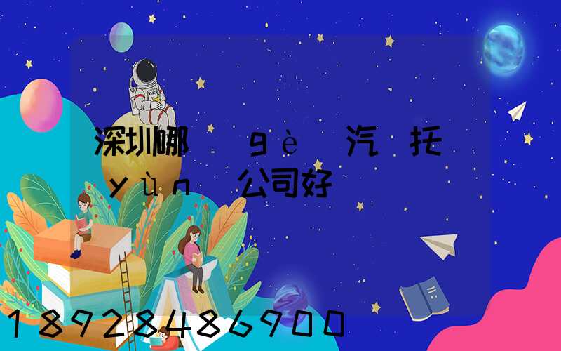 深圳哪個(gè)汽車托運(yùn)公司好