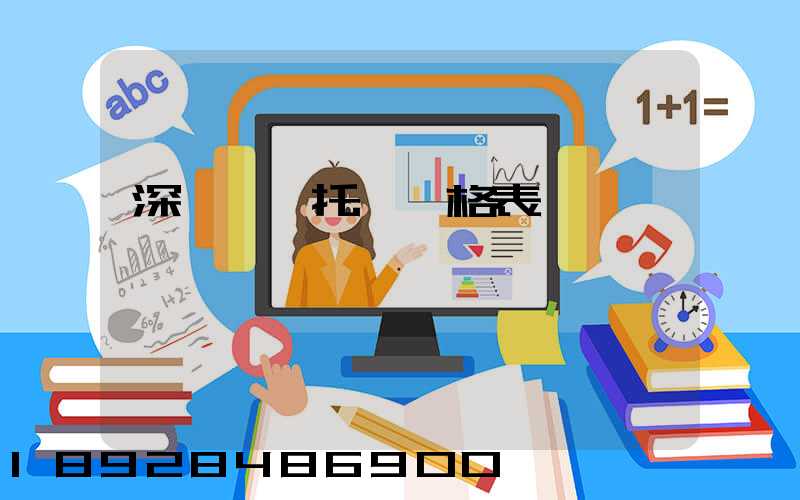 深圳轎車托運價格表