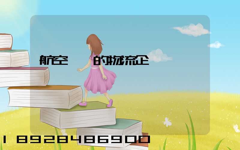 航空運輸的物流企業